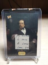 Charles Dickens Handwritten Relic Card 2023 Pieces Of The Past #CD2 (a) picture