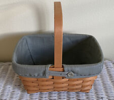 Longaberger 2001 Spring Basket w/ Liner  & Choice Of Plain Or Divided Protector picture