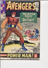 AVENGERS 21 FN- FIRST APP. POWER MAN WOOD KIRBY 1965 picture