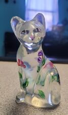 Fenton Hand Painted Opal Signed With Sticker Lenox Exclusive 2005 picture