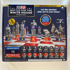 New Complete 2020 Battle For The White House Chess Set w Biden Trump Obama picture