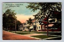 Ashtabula OH-Ohio, Residential Area Division St Looking West Vintage Postcard picture