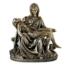 Bronze Finish Pieta Statue Uniquely Features a Bronze Finish Size 7.25 in picture