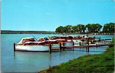 Boat Basin Lewis and Clark Lake Yankton South Dakota Postcard Unposted 2287 picture