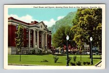 Pineville KY-Kentucky, Court House And Square, Antique Souvenir Vintage Postcard picture