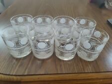 Zodiac Rock Glasses Set Of 8 Excellent Condition No Chips Or Cracks  picture