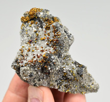 Chalcopyrite with Galena and Calcite - Buick Mine, Iron Co., Missouri picture