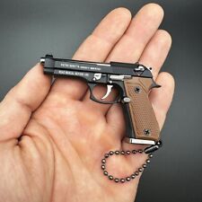1:3 toy Detachable Beretta 92F Pistol Shape Keychain Mini Gun Keychain toy picture