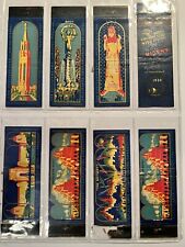 ~Vintage 1939 GOLDEN GATE SF EXPO matchbook Covers, Lot of 8 picture