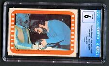 Director George Lucas and Greedo #50 Star Wars Series 5 Sticker Card 1977 CGC 6 picture