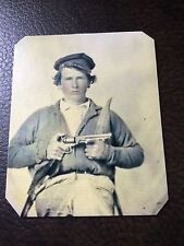 civil war Confederate Private Japheth Collins tintype C705RP picture