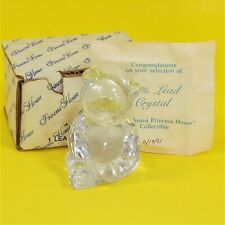 Princess House Crystal Bear Figurine Paper Weight 813 Clear picture