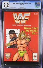 1991 Valiant WWF WWE Wait Till / When I Get My Hands On CGC 9.2 POP 1 Undertaker picture