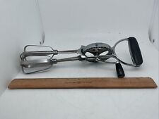 Vintage EKCO Best Egg Beater Mixer Handheld Mixer Stainless Steel Made in USA picture
