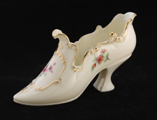 LENOX Shoe/Slipper Figurine-Floral & Gold Pattern-Rare picture