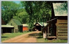 Tunbridge Vermont Worlds Fair New England Country Road Covered Bridge Postcard picture