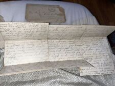 2 Antique 1889 Letters to Husband @ Marshall College in Huntington West Virginia picture