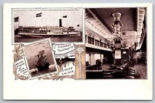 Steamship Plymouth Interior Grand Saloon c1905 Postcard Ships picture