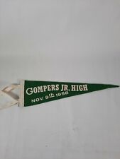 Vintage Gompers Jr High  1958 Felt Pennant  picture