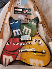 M&M's/MAR'S Candies 4 colors Full Size 2007 Electric Guitar MINT RARE S/N:F00113 picture