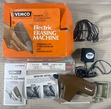 Vintage VEMCO Model B Rechargeable Cordless Electric Erasing Machine NEW IN BOX picture
