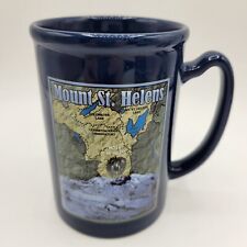 VTG Mount St. Helens 3D Volcano Eruption Raised Text Souvenir Coffee Tea Cup Mug picture