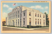 Postcard U.S. Post Office, Alexandria, Louisiana c1943 picture