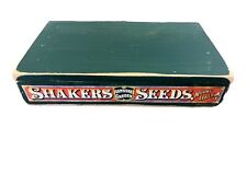 Vintage RARE Garden Shakers SEED BOX Mount Lebanon N.Y. Green Wood #1 picture