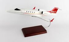 Bombardier Aerospace Learjet 60 Red Hue Desk Top Display Model 1/35 ES Airplane picture
