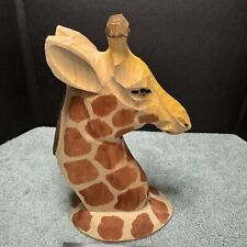 Unique Hand-Carved Wooden 7” Giraffe picture