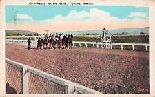 Tijuana Mexico Caliente Horse Race Track Stadium Thoroughbreds Vtg Postcard D44 picture