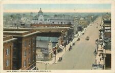 Aberdeen South Dakota Main Street Bloom Brothers 1920s Postcard Birdseye 11429 picture