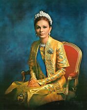 EMPRESS FARAH PAHLAVI Widow of the SHAH OF IRAN Portrait Poster Photo 8.5x11 picture