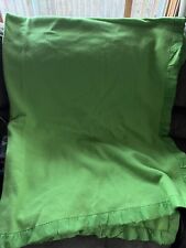 Vintage Faribault Faribo 100% Wool Blanket 102x78 Satin Trim Green picture