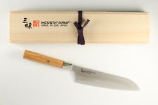 Mcusta Zanmai Beyond Blue Steel Seki Japan Santoku 180mm Kitchen Cutlery Knife picture