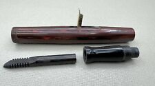 Wahl Pen 4 Sz. Rosewood Ebonite Barrel, Lever, Pressure Bar, Section, Feed picture