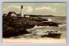 Cape Elizabeth, ME-Maine, Portland Light House c1905, Vintage Postcard picture