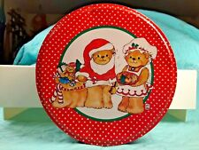 Vintage Lucy & Me, Lucy Rigg CHRISTMAS Teddy Bear Tin 6.5