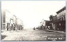 Postcard Looking North On Oneida Street (Highway 51) Minocqua Wisconsin Unposted picture