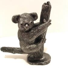 Pewter Koala Bear figurine Great Detail picture