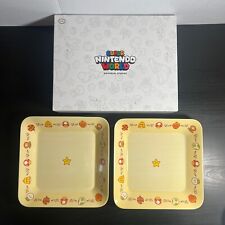 Super Nintendo World Universal Hollywood Toadstool Cafe Power Up Plate Set Of 2 picture