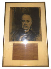 SIR WILLIAM OSLER (1849-1919) SIGNED POST CARD & PRINT, JOHNS HOPKINS, MEDICINE picture