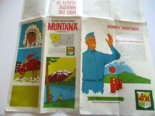 1962 NORTHWESTERN MONTANA 22 x 17 INCHES S&H GREEN STAMPS BROCHURE picture