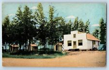 Pine River Minnesota Postcard Riverview Cabins Store Exterior View Building 1910 picture