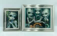 2 Silver Framed Jasmine Becket-Griffith Fairy Fantasy Magical Prints picture