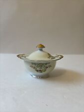 Vintage Meito China Hand Painted Sugar Bowl Made In Japan - Flaw picture