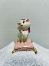 DISNEY PARKS ARRIBAS THE ARISTOCATS “MARIE” JEWELED TRINKET BOX picture