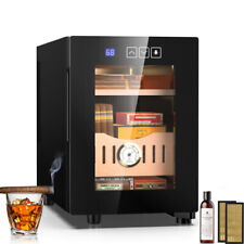 MOJGAR 100 Counts Electronic Cigar Cooler Humidor Cedar Wood W/ Hygrometer picture