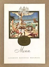 Vintage Canadian National Railways Menu, The Stone of Scone Cover, 1937 - VG picture