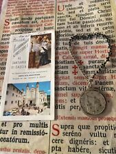 RARE RELICS ex-voto St Rita : Sanctuary & Medal and Bracelet cross & hard stone picture
